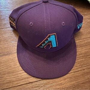 World Series 20th Anniversary Arizona Diamondbacks New Era Fitted 7 3/8 Hat Cap